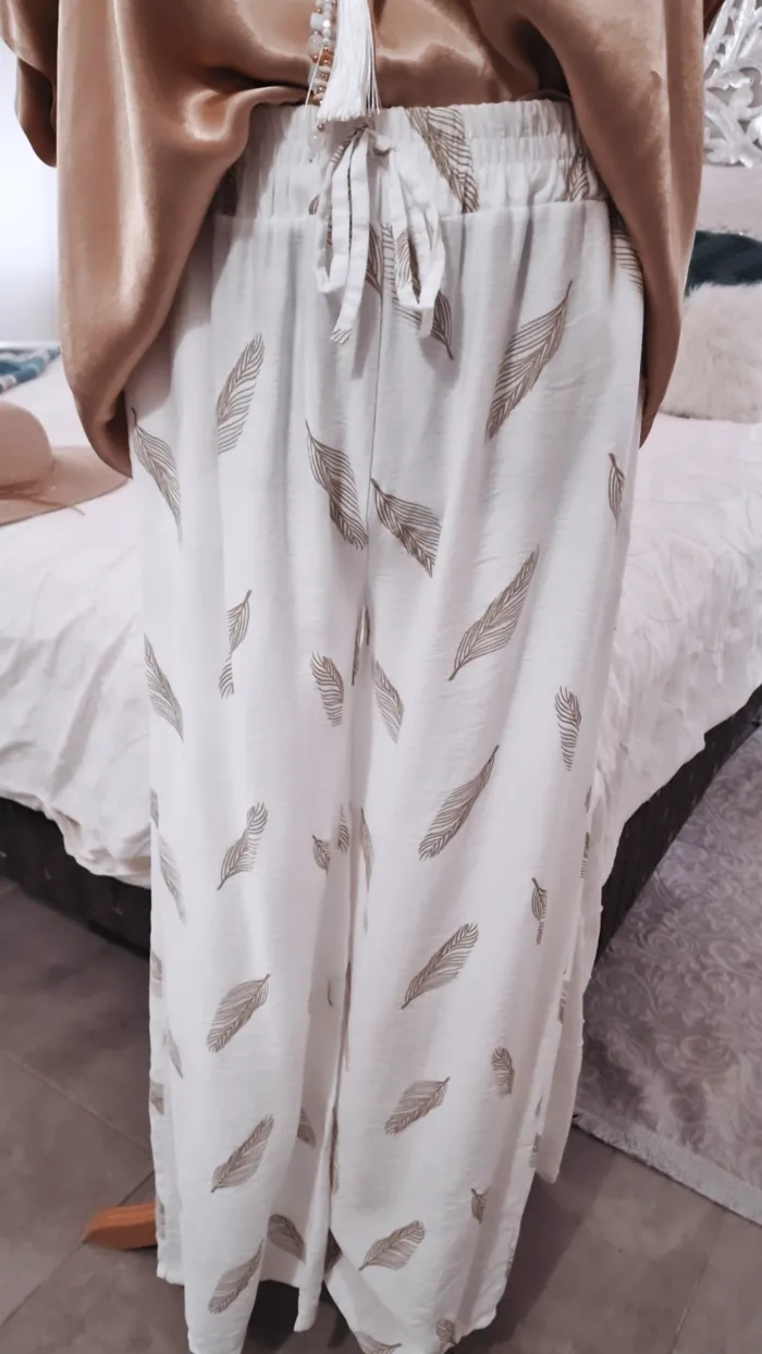Pantalon évasé à motifs – Image 2